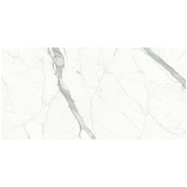 TileBarXL Marmi Slim Bianco Venato 60x120 Polished Porcelain Slab