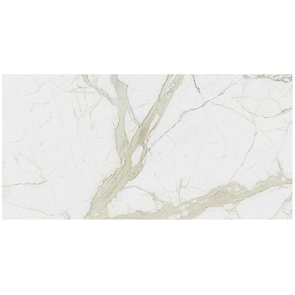 TileBarXL Marmi Slim White Calacatta 60x120 Polished Porcelain Slab