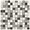 Esker Stratus 1" Squares Marble & Glass Tile