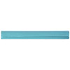 Seaport Aquamarine 1X10 Ceramic Pencil; in Green White Body Ceramic; for Backsplash, Bathroom Wall; in Style Ideas Beach