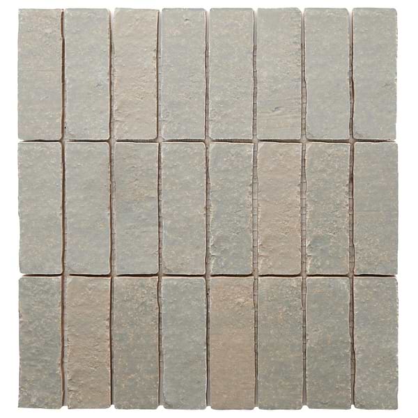 Brixon Seawater Gray 1.5x4 Stacked Matte Porcelain Mosaic Tile