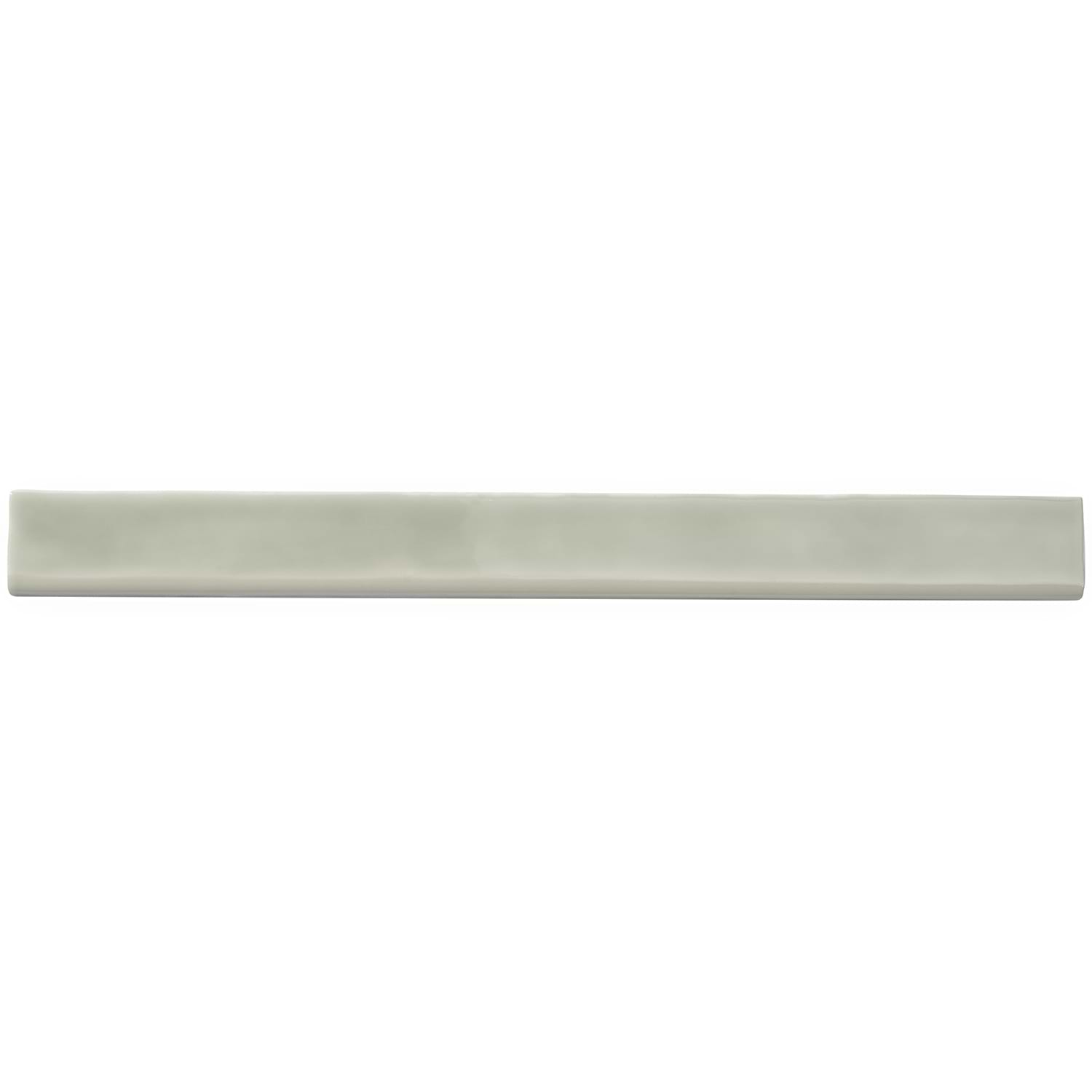 Carolina Moss Gray 2x20 Polished Ceramic Bullnose