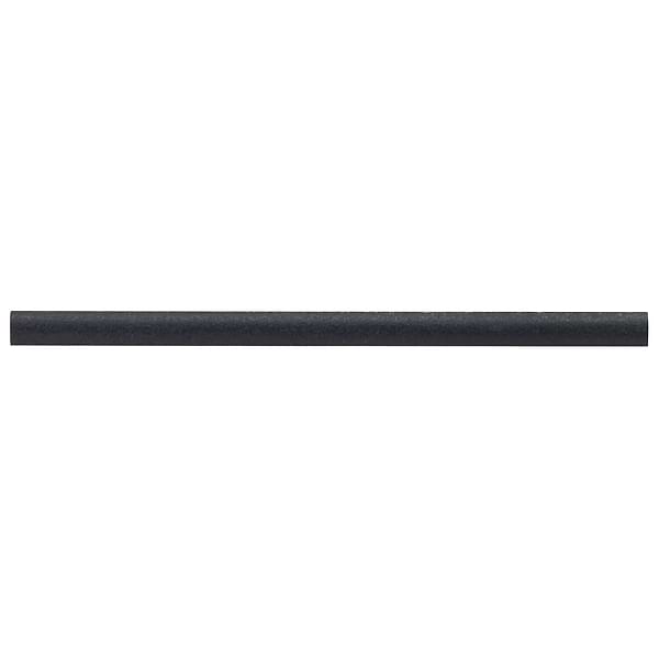 Charlotte Charcoal Black 1/4 Round Matte Ceramic Bullnose