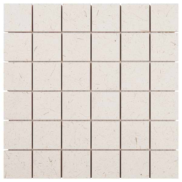 Hikari Paper Cream 2x2 Matte Mosaic Tile