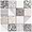 Elizabeth Sutton Artem Dove Gray 3x3 Polished & Honed Marble and Terrazzo Mosaic Tile