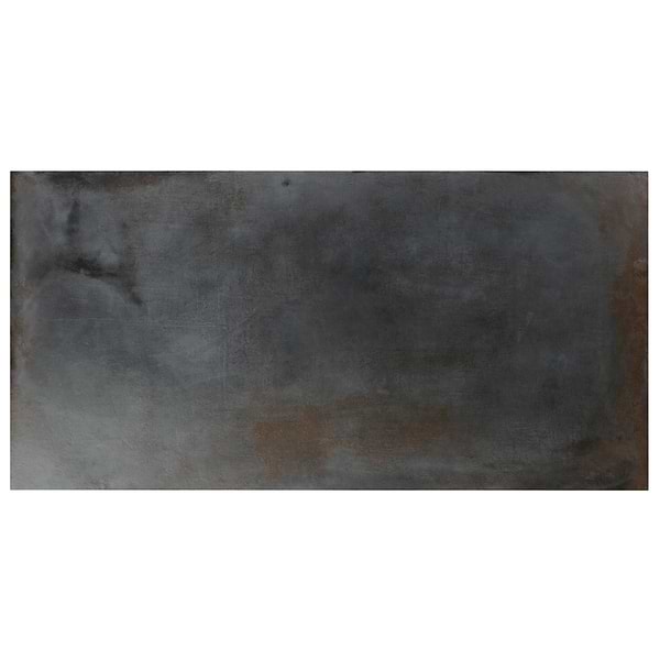 Angela Harris Flatiron Black 24x48 Matte Porcelain Tile
