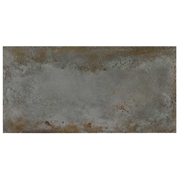 Sample-Angela Harris Flatiron Graphite Matte Porcelain Tile