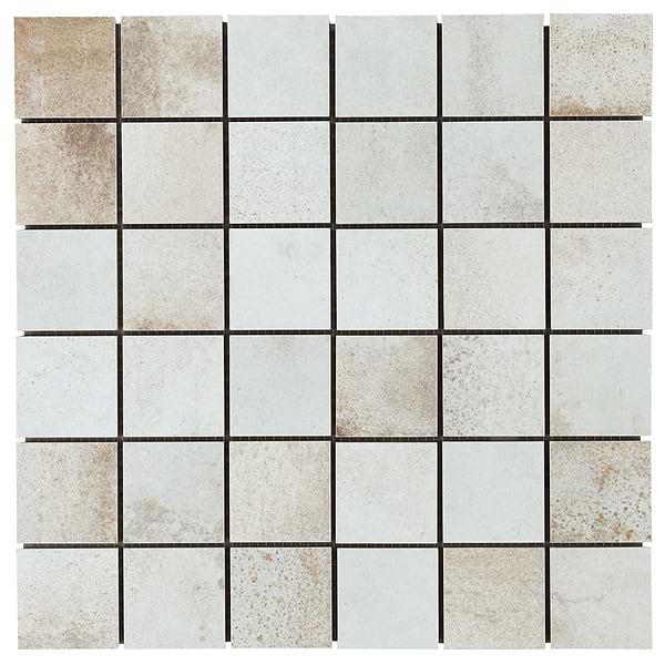 Angela Harris Flatiron White 2x2 Matte Porcelain Mosaic