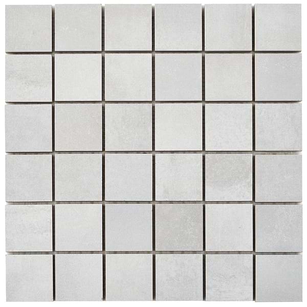 Hewlett Pearl Mist Gray 2x2 Matte Porcelain Mosaic
