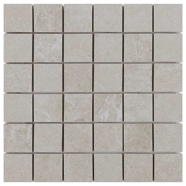 ZenTech Chalk White 2x2 Matte Porcelain Mosaic Tile