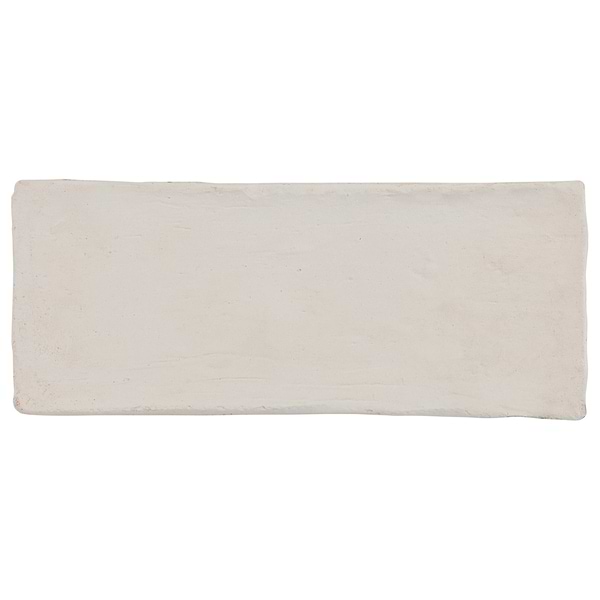 Terra Villa White 2x6 Matte Presealed Genuine Terracotta Tile