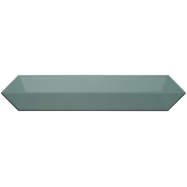 Kent Jade Green 3D 3x12 Contour Picket Polished Ceramic Wall Tile