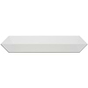 Kent White 3x12 Contour 3D Picket Polished Ceramic Wall Tile