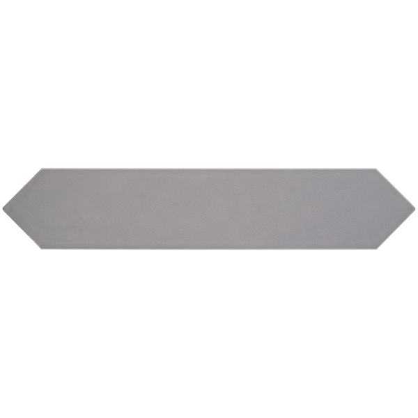 Kent Gray 3x12 Picket Polished Ceramic Wall Tile