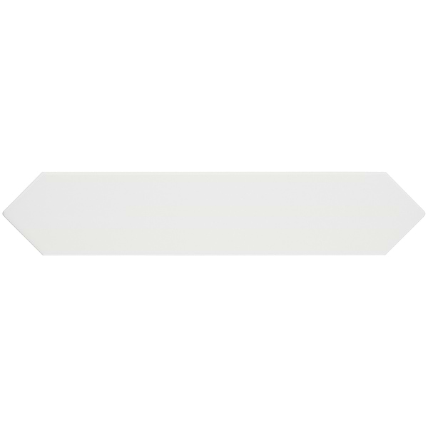 Kent White 2.6 x 13 Polished Ceramic Tile 