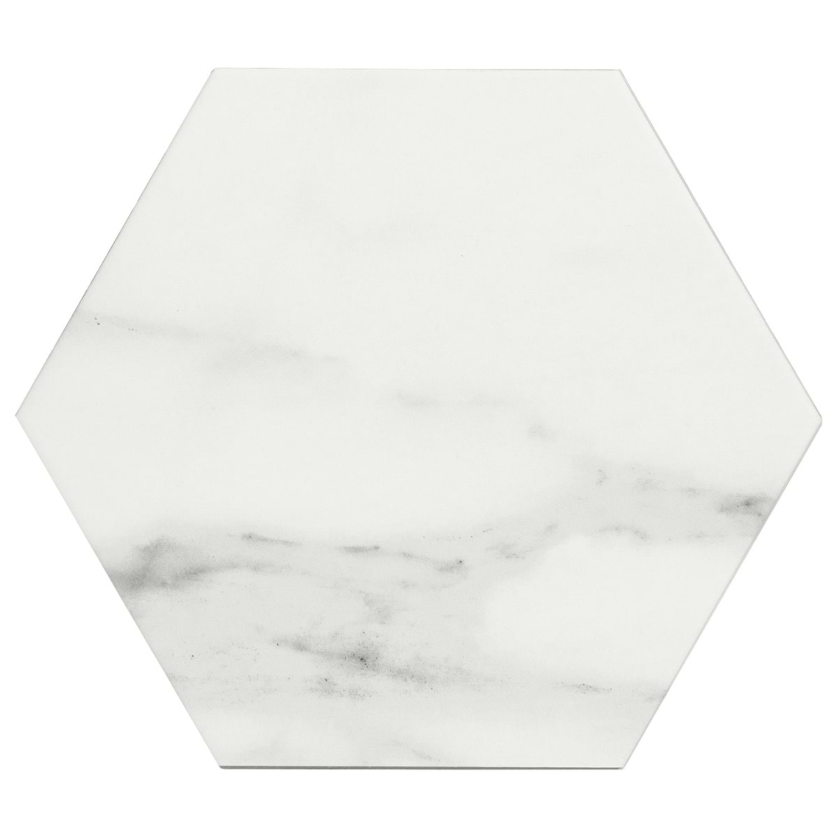 Amalfi Statuario 6” Hexagon Matte Porcelain Tile