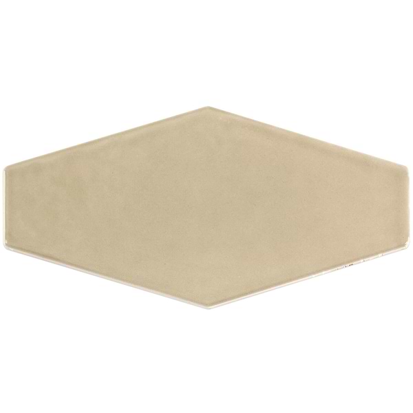 Manchester Hexagon Fawn 4x8 Polished Ceramic Tile