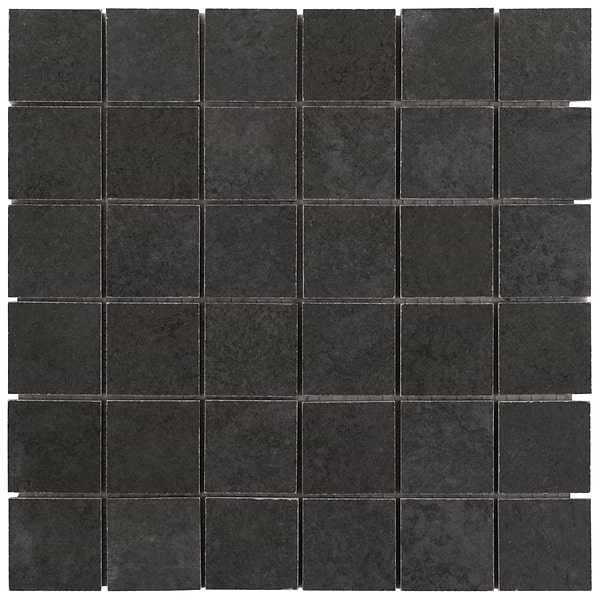 Stoneside Charcoal Gray 2x2 Porcelain Matte Mosaic Tile