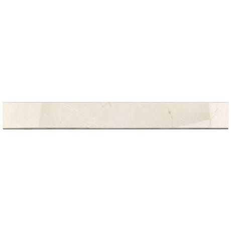 Marble Tech Crema Avorio 3x24 Polished Porcelain Bullnose