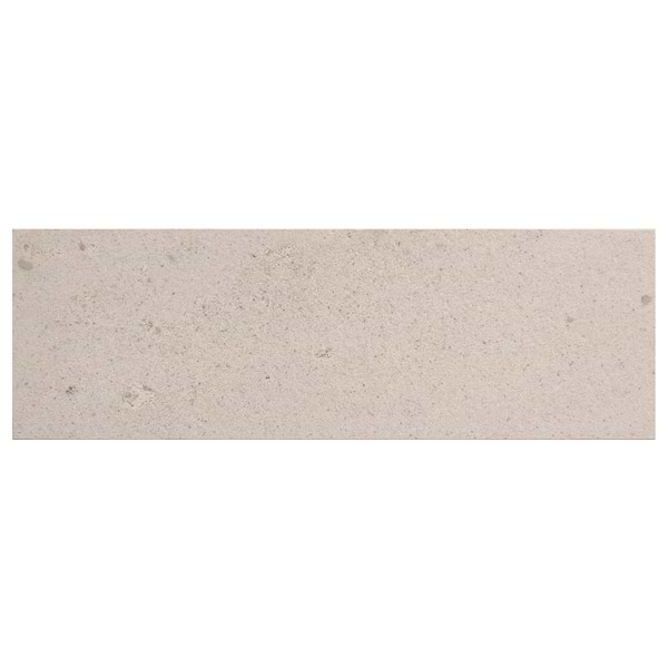 Piccoli Petite Sand Beige 4x12 Terrazzo Look Matte Porcelain Tile