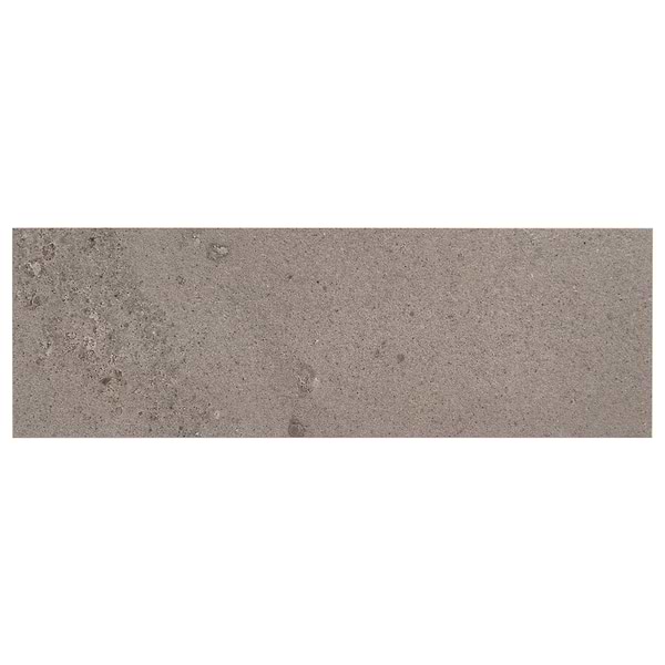 Piccoli Petite Taupe Gray 4x12 Terrazzo Look Matte Porcelain Tile