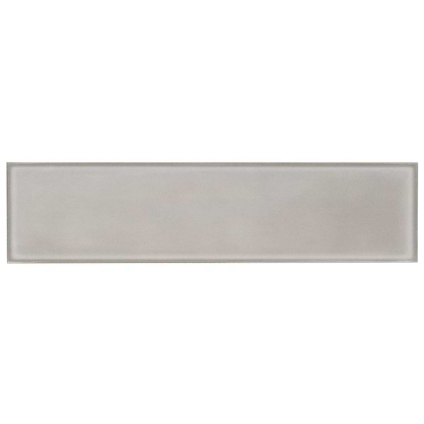 Stacy Garcia ArtBlock Grigio Gray 4x16 Glossy Porcelain Tile