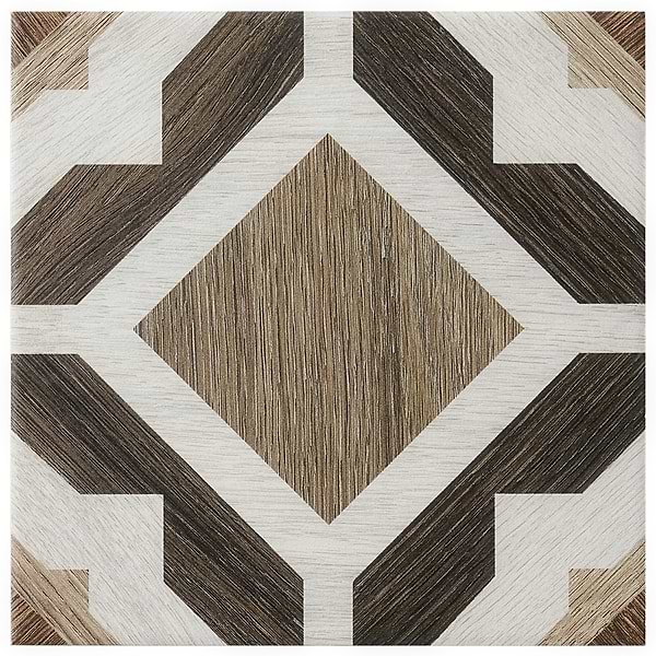 Delancey Starwood Oak Brown 8x8 Matte Porcelain Tile
