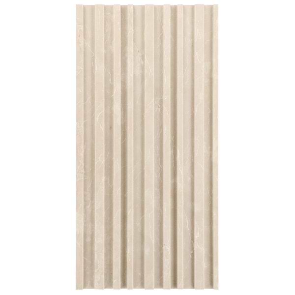 Stonework Barcode Botticino 12x24 3D Polished + Honed Marble Tile