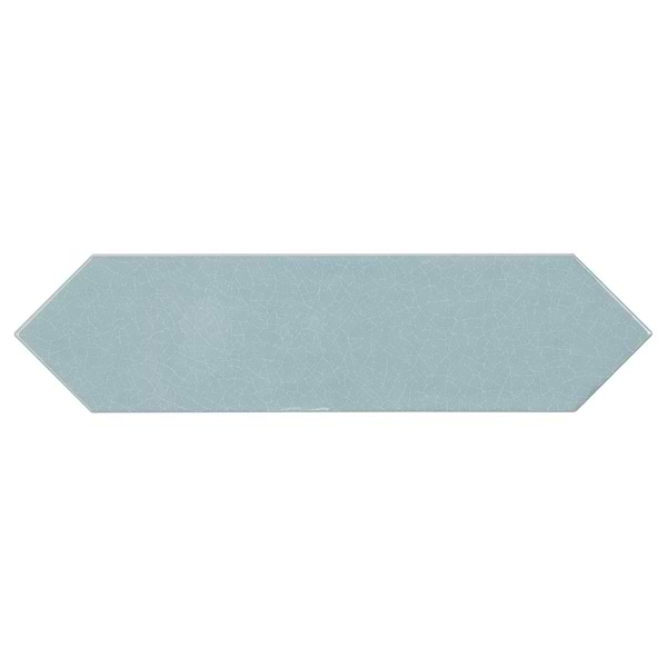 Tehama Blue 3x12 Picket Crackled Ceramic Tile