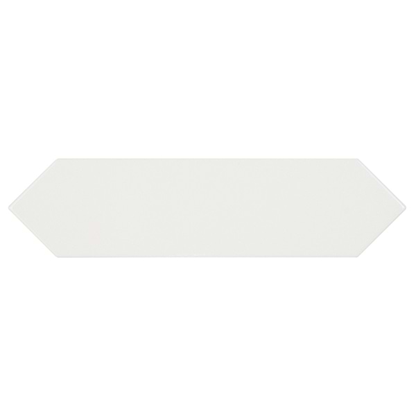 Tehama White 3x12 Picket Crackled Ceramic Tile