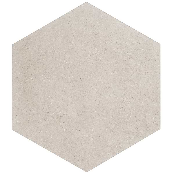 Pergola Taupe 12.5" Hexagon Matte Porcelain Tile