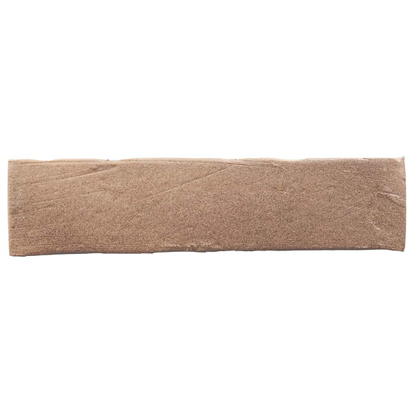 Impress Taupe Brown 2x10 Handmade Matte Terracotta Tile