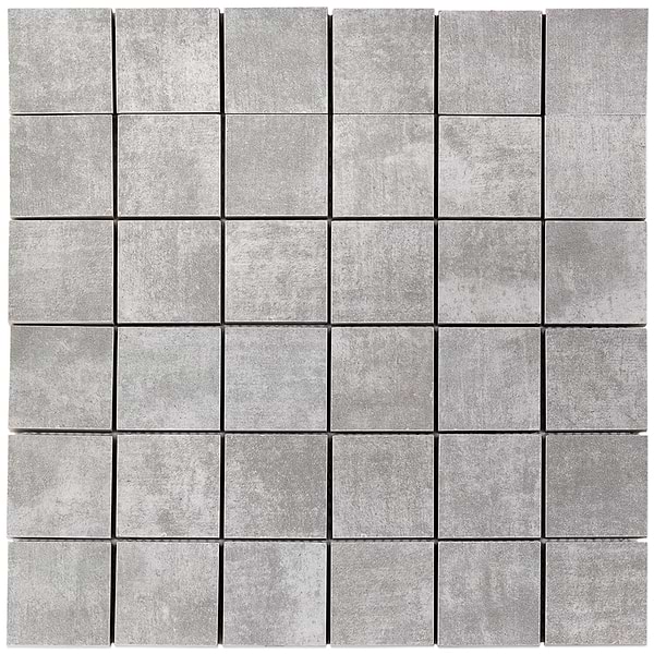 Basic Cement Grigio 2x2 Matte Porcelain Mosaic Tile