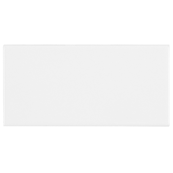 Basic White 3x6 Polished Ceramic Subway Wall Tile