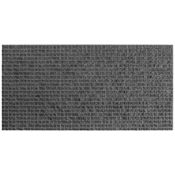 Rakestone Carved Cube Noir Black 12x24 3D Honed Basalt Stone Tile