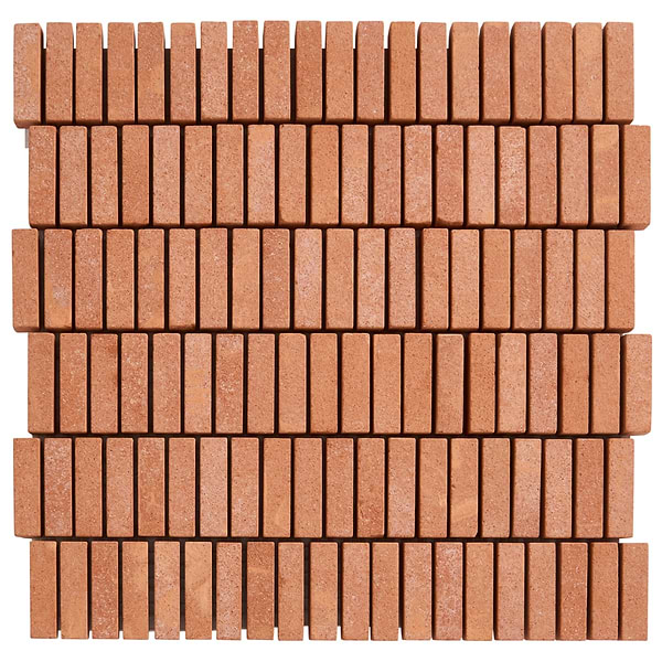 Terra Cortona .5x2 Mini Brick Matte Terracotta Mosaic Tile