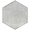 Paige Avorio 10" Hexagon Matte Cement Look Porcelain Tile