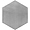 Paige Grigio 10" Porcelain Hexagon Matte Cement Look Porcelain Tile