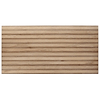 Nobu Ribbon Miel Brown 24x48 Wood Look Matte Fluted Porcelain Tile