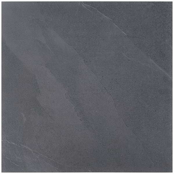 Fordham Nero 24x24 Black Matte Porcelain Floor and Wall Tile