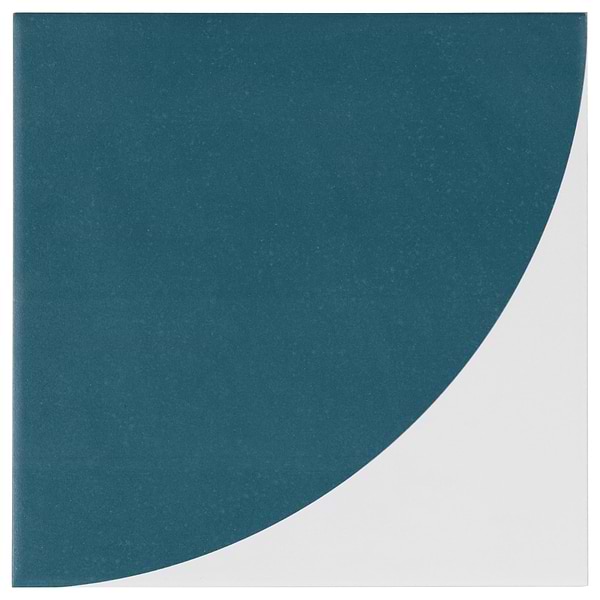Stacy Garcia Maddox Deco Teal Blue 8x8 Matte Porcelain Tile