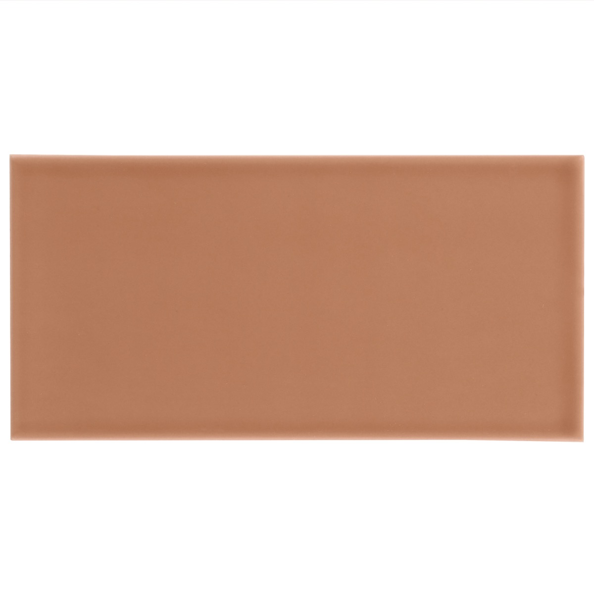 Stacy Garcia Maddox Terracotta Orange 4x8 Matte Ceramic Subway Tile