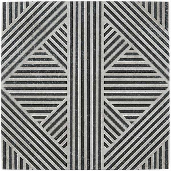 Nolita Black & White 24x24 Matte Porcelain Tile