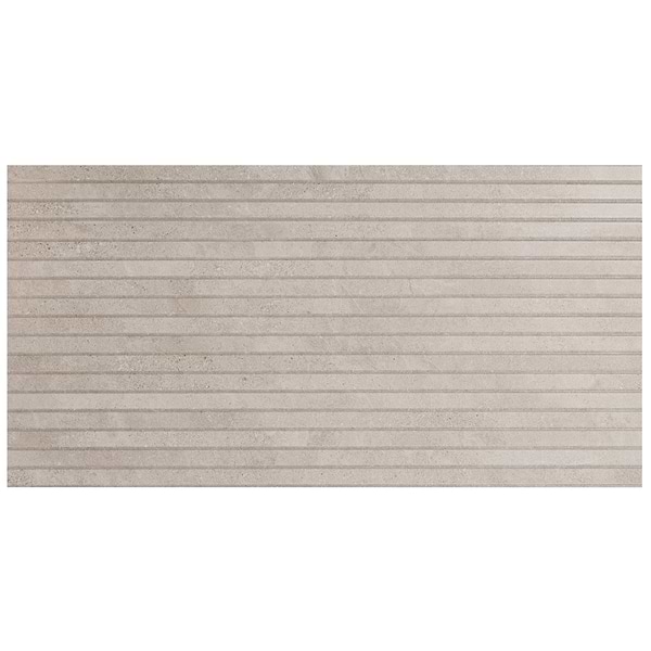 Lune Ribbon Beige 24x48 Matte Porcelain Tile
