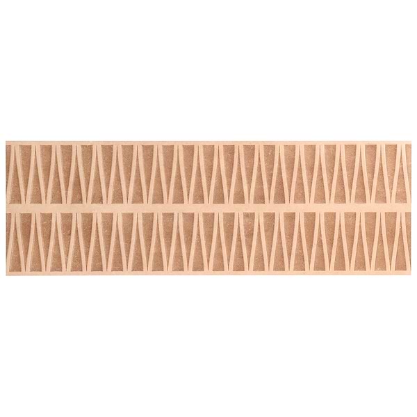 Terramay Deco Terracotta 12x36 3D Mixed Finish Ceramic Tile