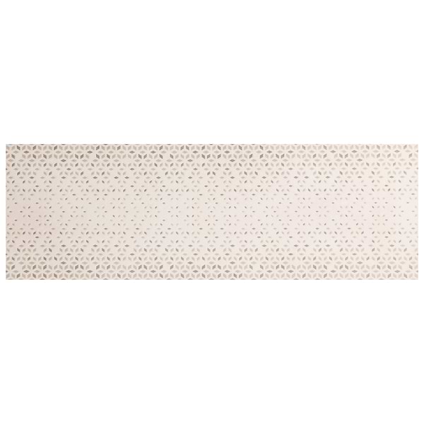 Terramay Flower Taupe 12x36 Textured Mixed Finish Matte Ceramic Tile