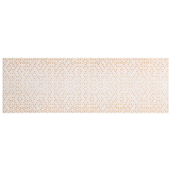 Terramay Flower Terracotta 12x36 Textured Mixed Finish Matte Ceramic Tile
