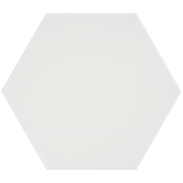 HexArt Blanco 8" Porcelain Matte Tile 