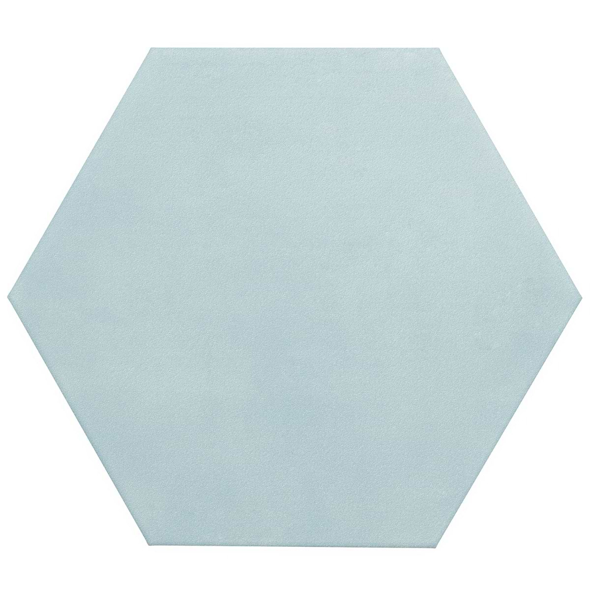 HexArt Turquoise 8" Hexagon Matte Porcelain Tile