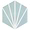 HexArt Deco Turquoise 8" Hexagon Matte Porcelain Tile